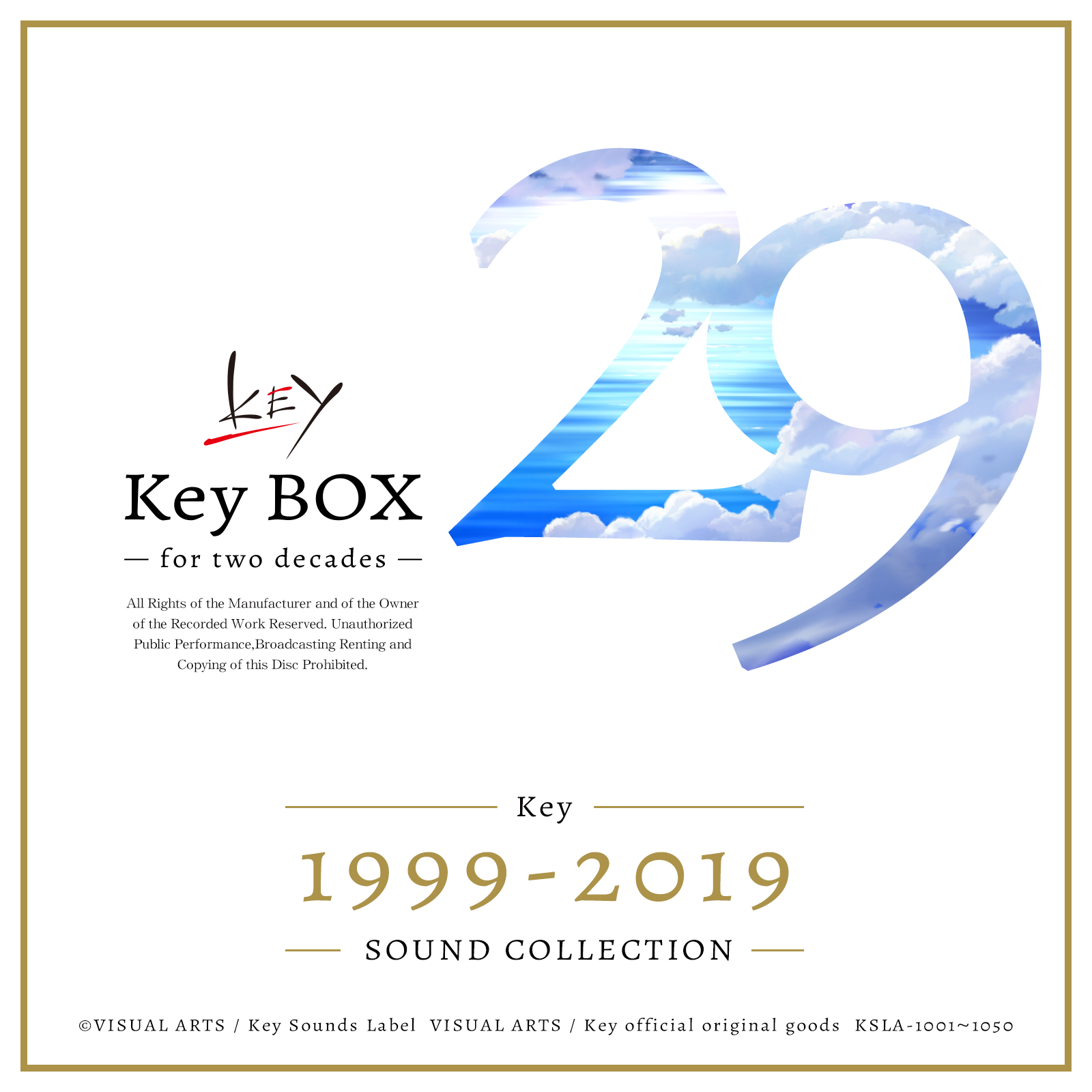 保障できる Key 20周年限定CD BOX Key two KeyBOX for for アニメ 20